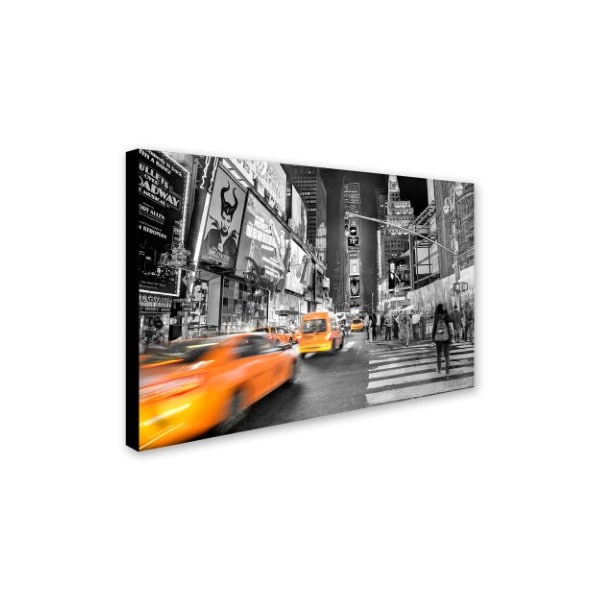 David Ayash 'Times Square' Canvas Art,12x19